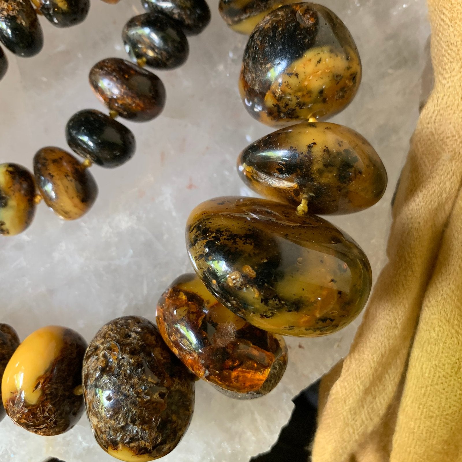 Barnsteen amber geluk beschermt vreugde magie uniek, Sieraden, Tassen en Uiterlijk, Magnolia11, Nieuw, Ophalen of Verzenden, Steen of Mineraal