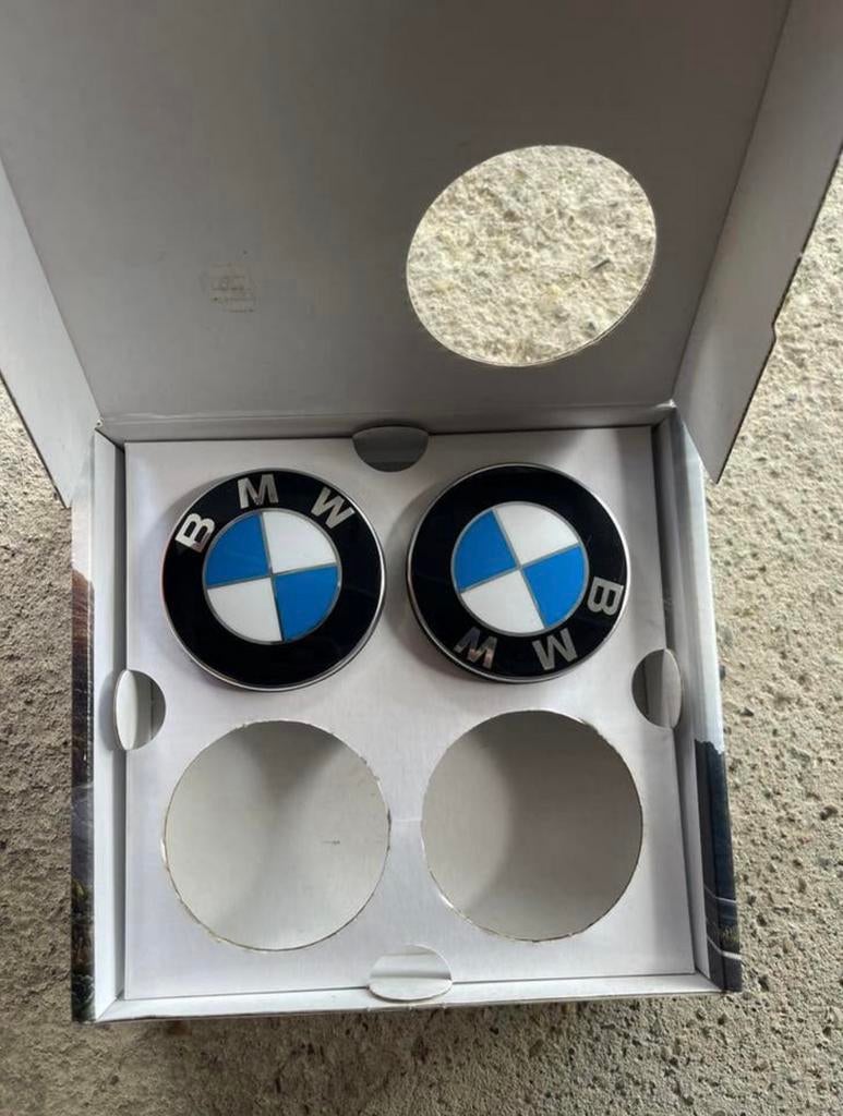 Bmw floating center caps 2 stuks, Ophalen of Verzenden