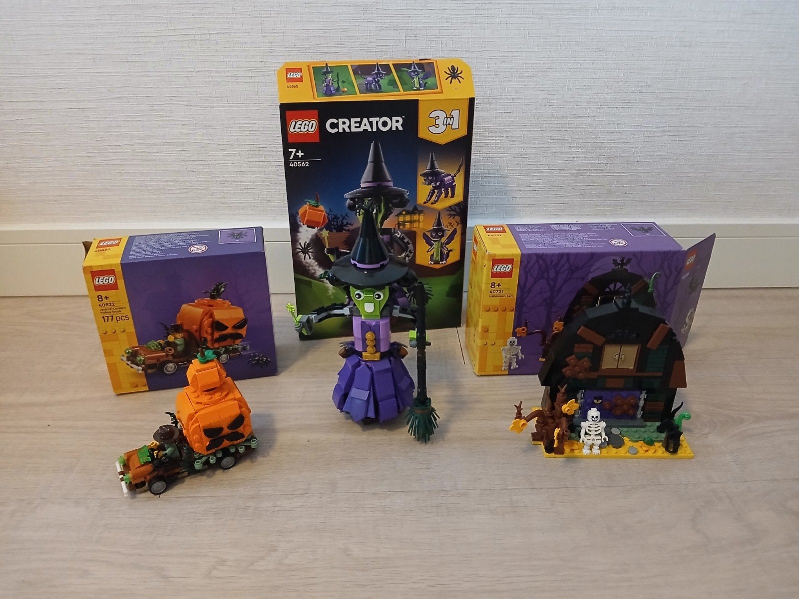 LEGO Halloween Sets: Heksen, Pompoenwagen & Spookhuis, Compleet, Overige thema's, Lego, Ophalen of Verzenden