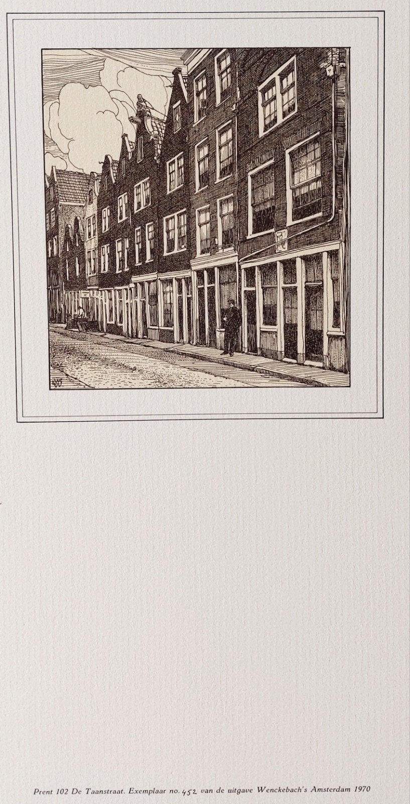 De  Taanstraat  ... Amsterdam  ..., Ophalen of Verzenden