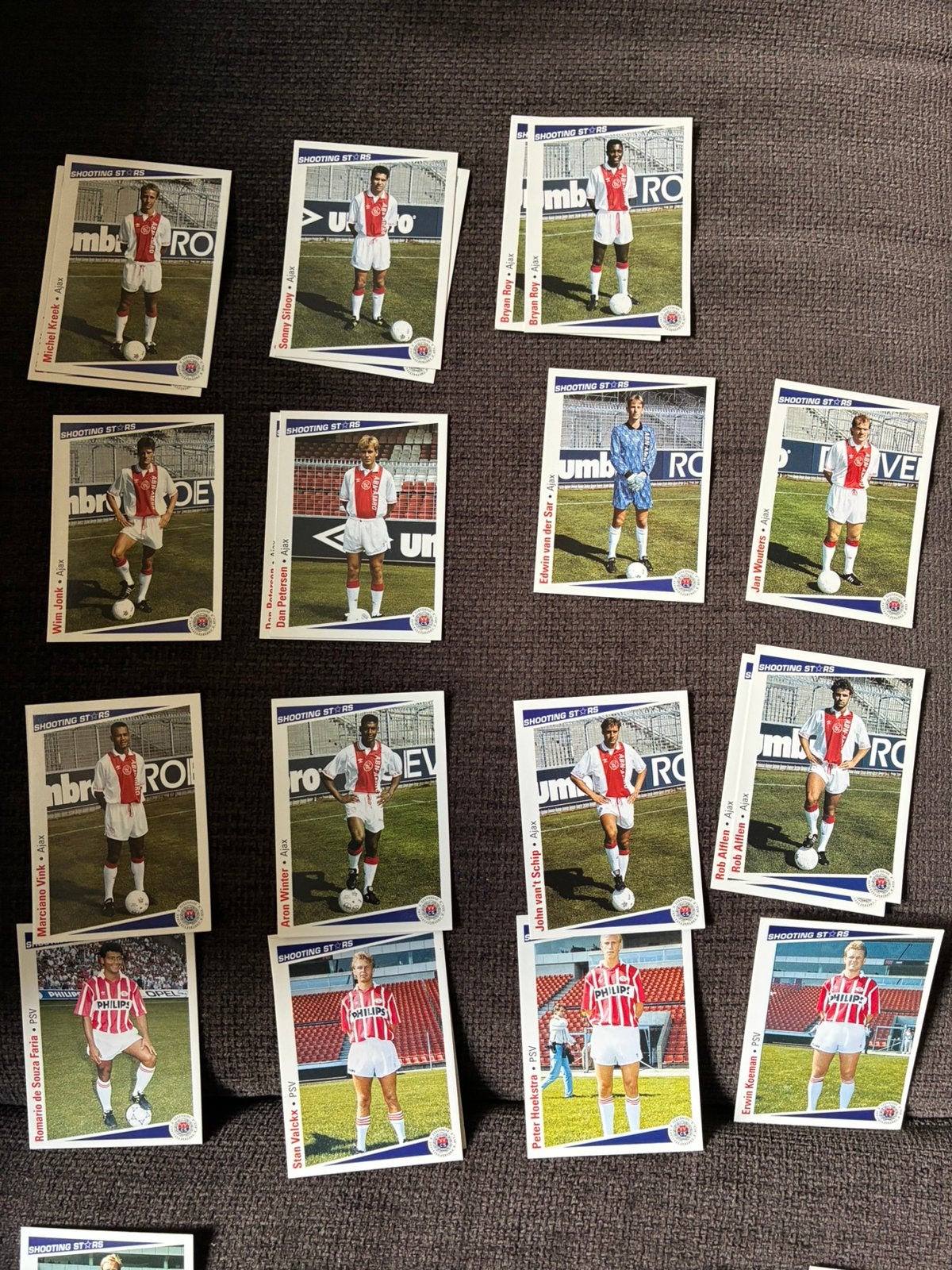 Shooting Stars Seizoen 1991/92 130 stuks!!, Ophalen of Verzenden, Zo goed als nieuw, Plaatje