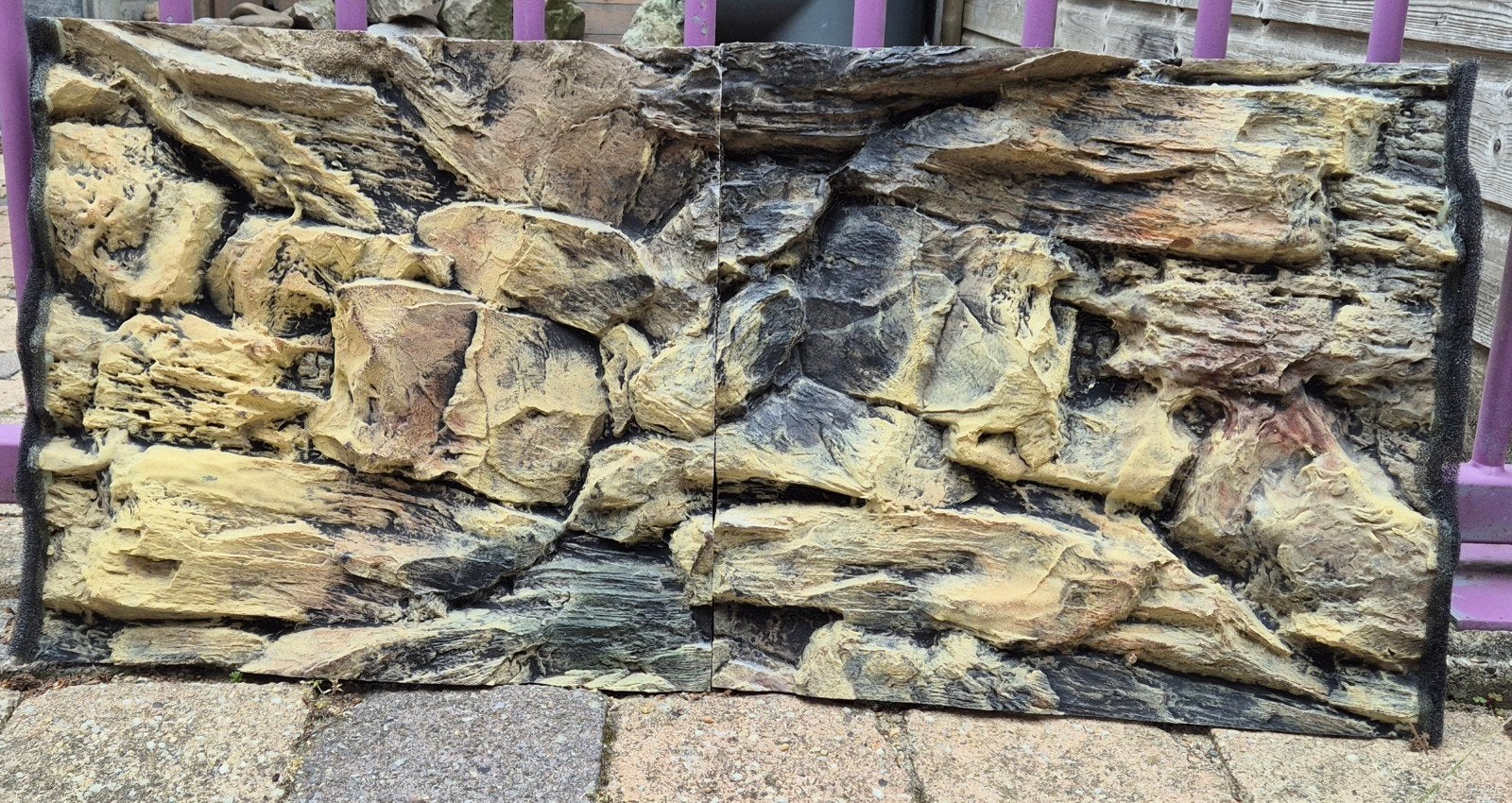 Aquariumachterwand 3D type rock, 96x54cm., Dieren en Toebehoren, Ophalen, Nieuw, Plant(en), Steen of Hout