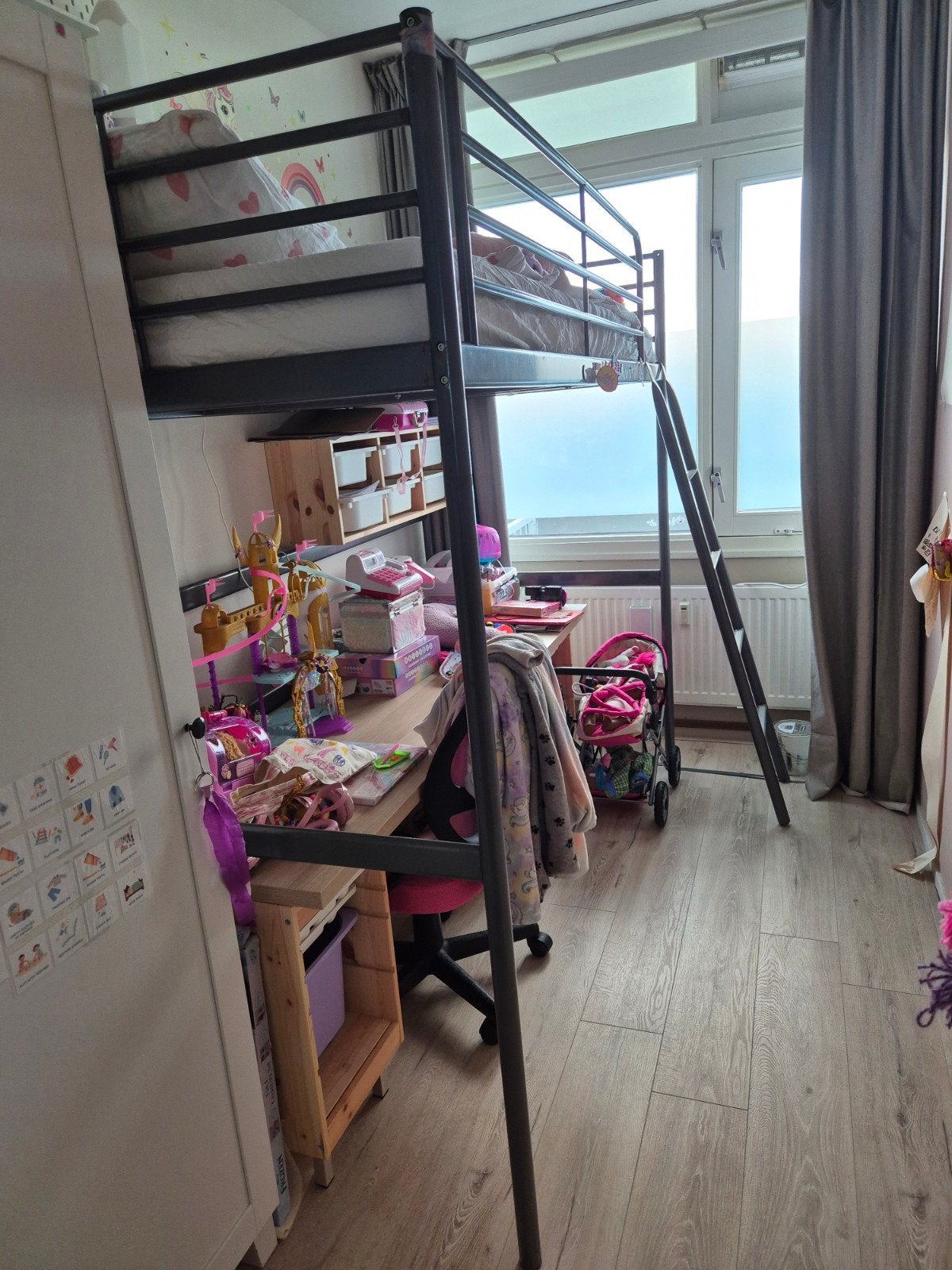 IKEA Svarta hoogslaper - Gebruikt, Ophalen, Gebruikt, Eenpersoons, 160 tot 180 cm