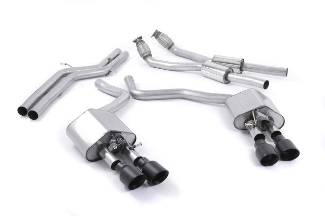 S6 C7 / RS6 C7 catback Miltek Uitlaatsysteem met kleppen, Ophalen, Gebruikt, Audi