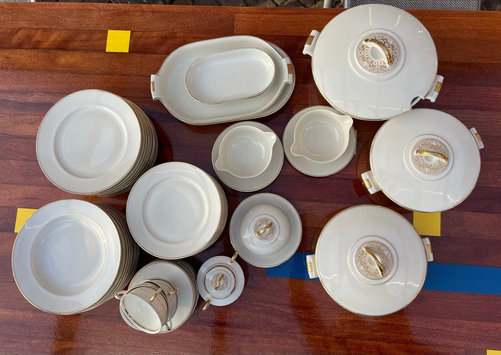 Uitgebreid Arzberg servies met gouden rand - Zo goed als nie, Ophalen, Gebruikt, Arzberg, Klassiek