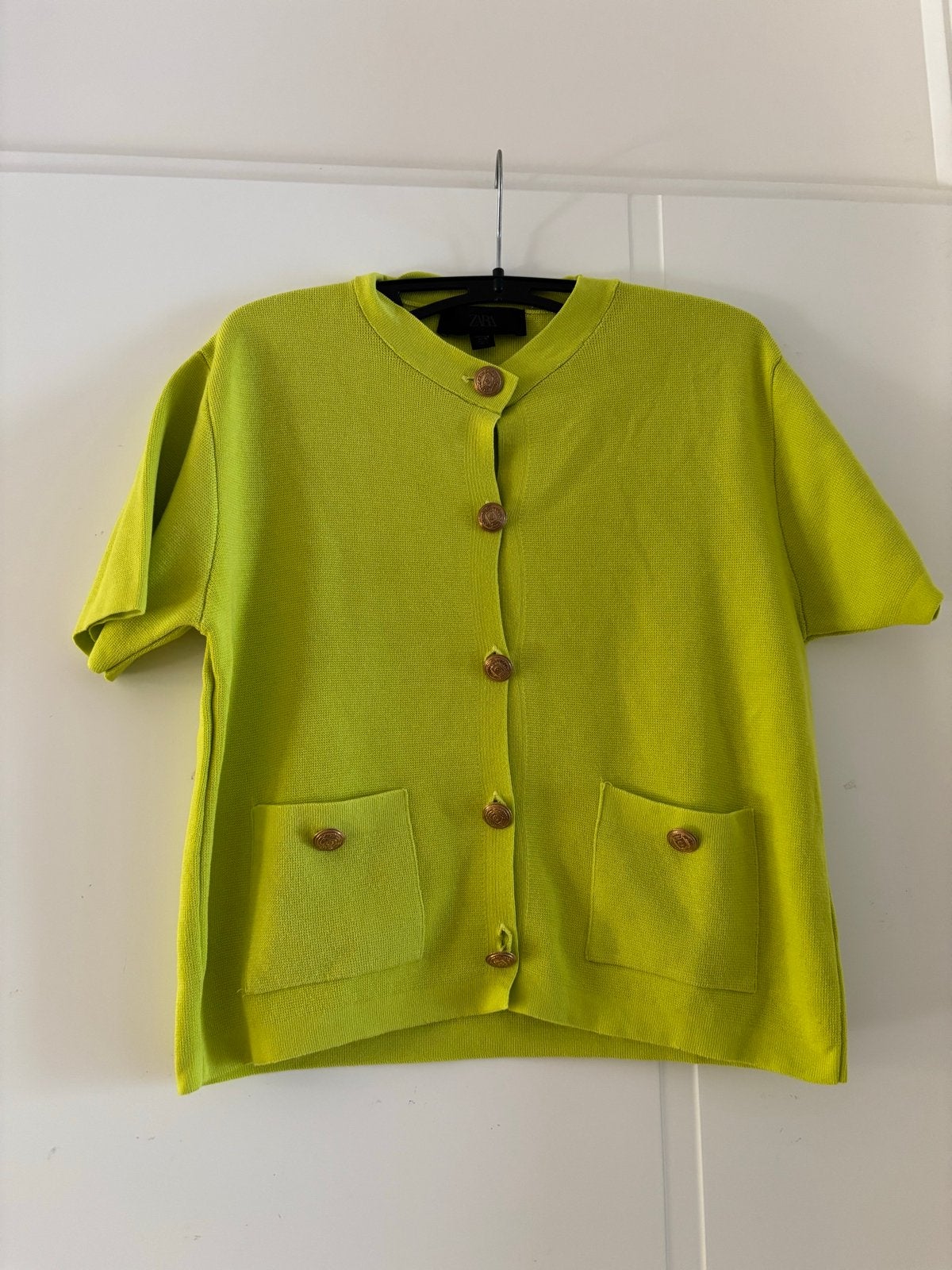 Zara vestje maat S/M  met gouden knopen, Ophalen of Verzenden, Gedragen, Maat 36 (S), Overige kleuren