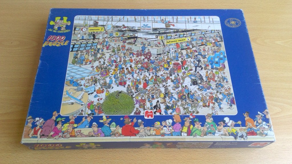Jan van Haasteren VERTREKHAL, Ophalen of Verzenden, 500 t/m 1500 stukjes, Gebruikt, Legpuzzel