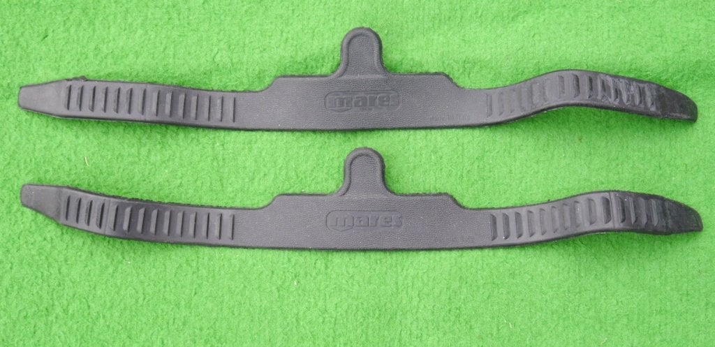 Set straps voor Mares duikvinnen, Watersport en Boten, Duiken, Ophalen of Verzenden, Zo goed als nieuw, Zwem- of Duikvliezen