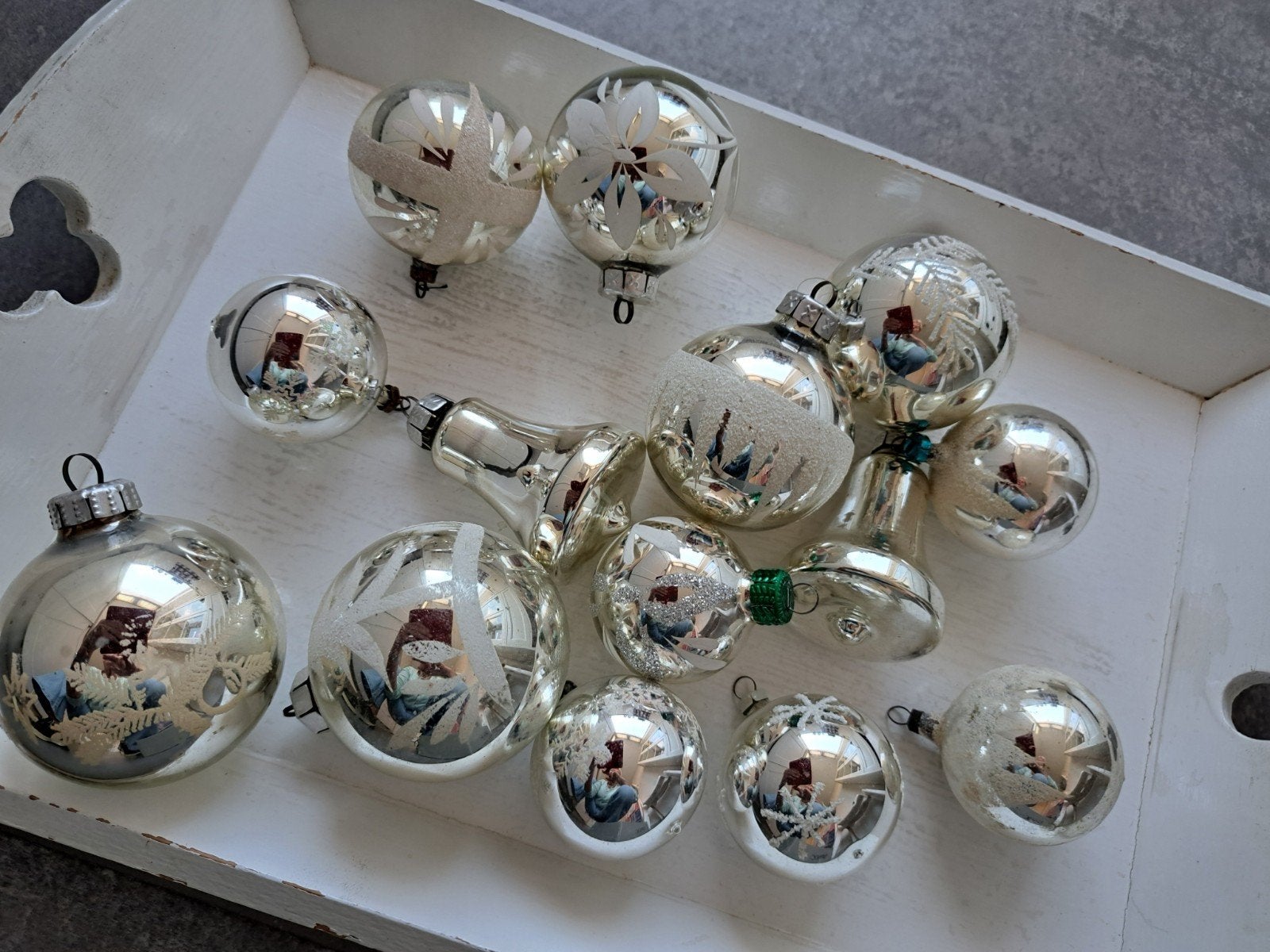 Mooie Oude Kerstballen, Diversen, Ophalen of Verzenden