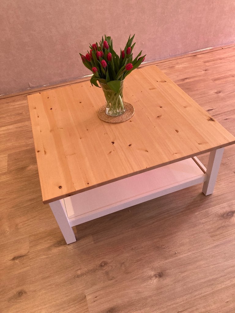 IKEA salontafel Hemnes, Ophalen, Gebruikt, 50 tot 100 cm, Vierkant