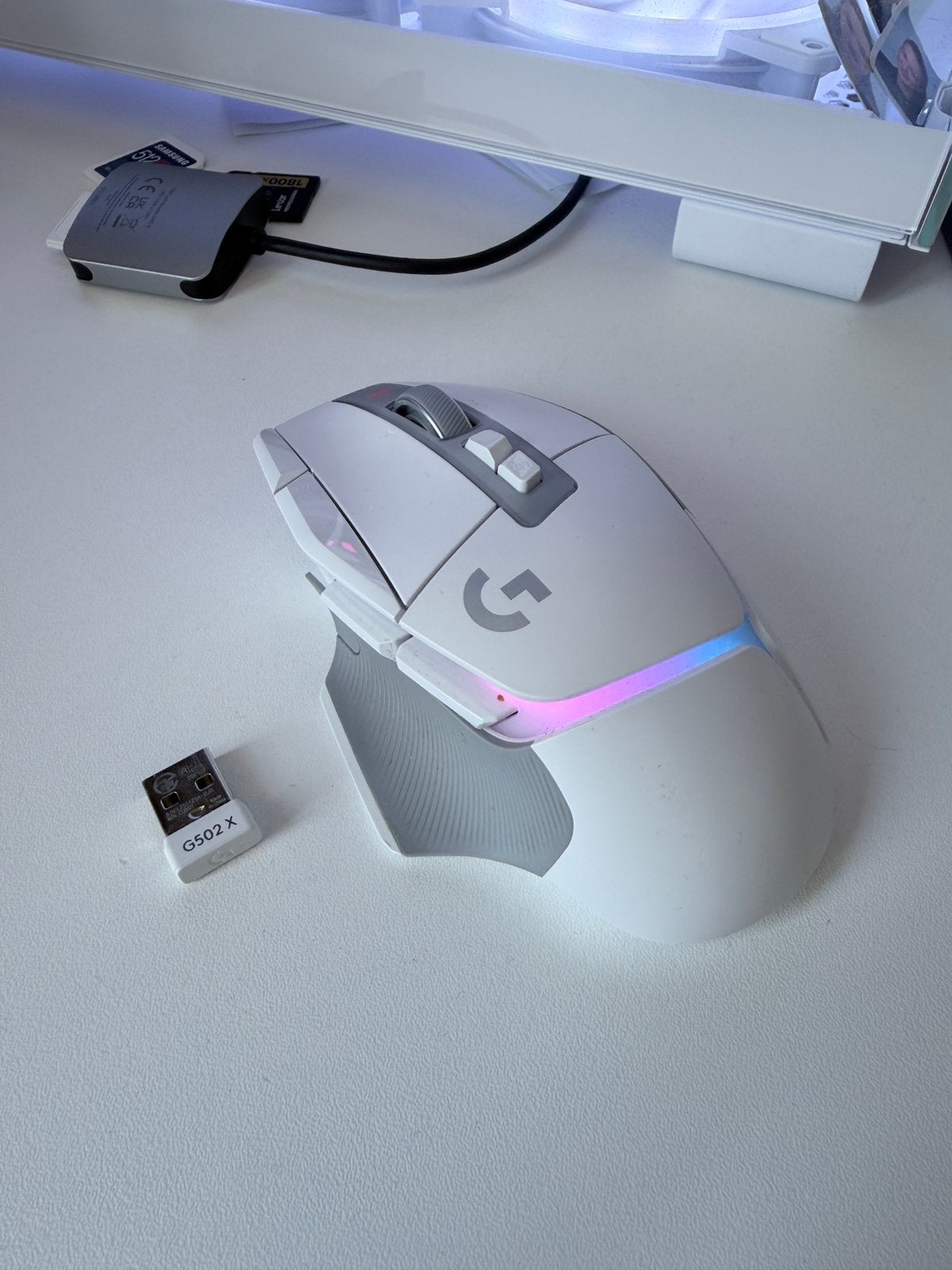Logitech G502 X, Ophalen of Verzenden, Zo goed als nieuw, Gaming muis