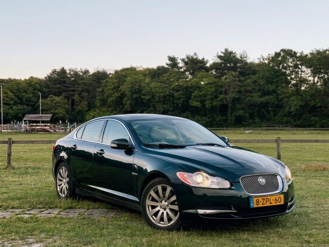 Jaguar XF 4.2 V8 – In zeer goede staat en vol met opties, Auto's, Jaguar, Automaat, Achterwielaandrijving, 1850 kg, Dealer onderhouden