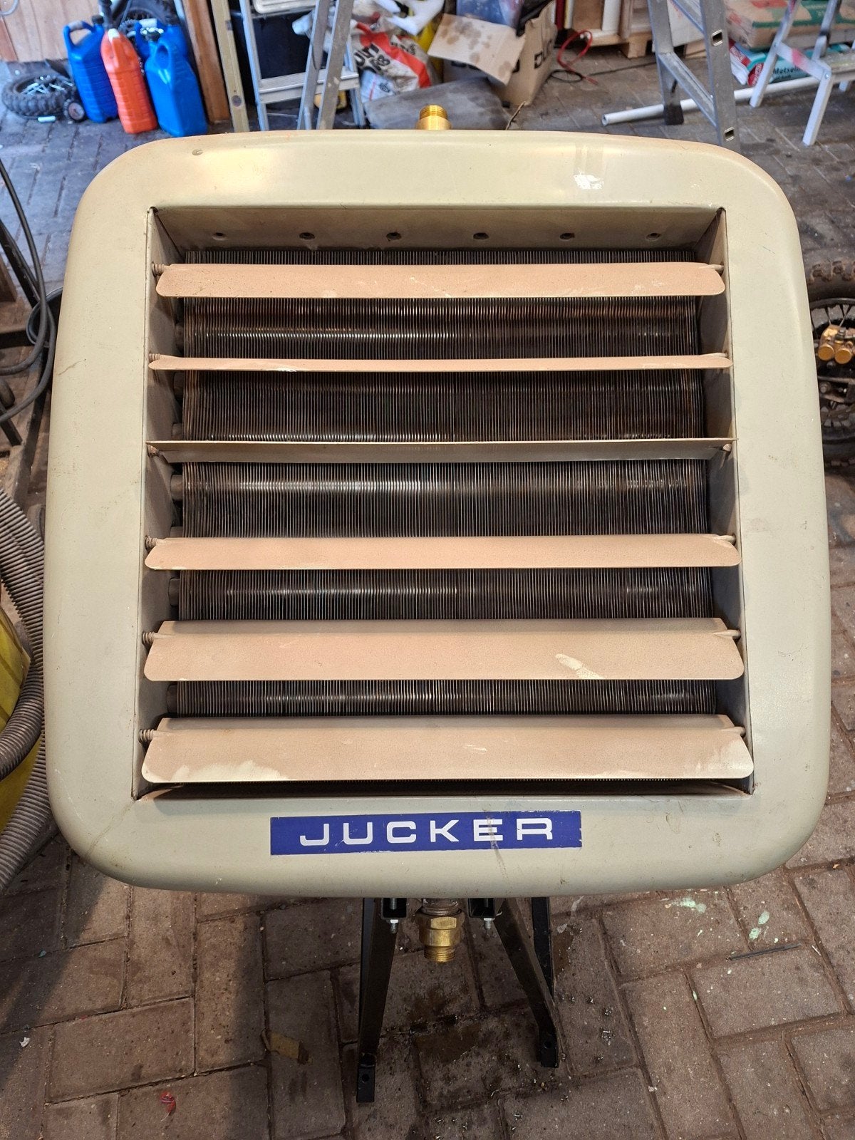 Jucker Indirect Gestookte Garage Heater, Doe-het-zelf en Verbouw, Verwarming en Radiatoren, Ophalen, 30 tot 80 cm, Kachel, Zo goed als nieuw
