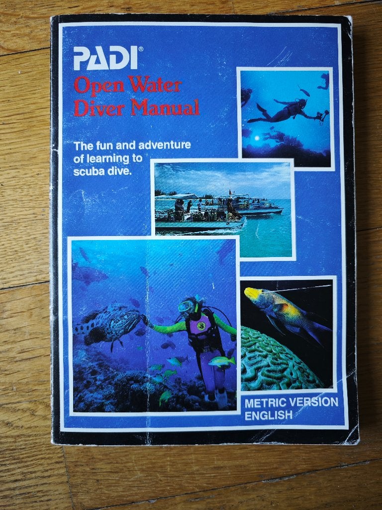 PADI open water dive manual, Watersport en Boten, Ophalen of Verzenden, Zo goed als nieuw