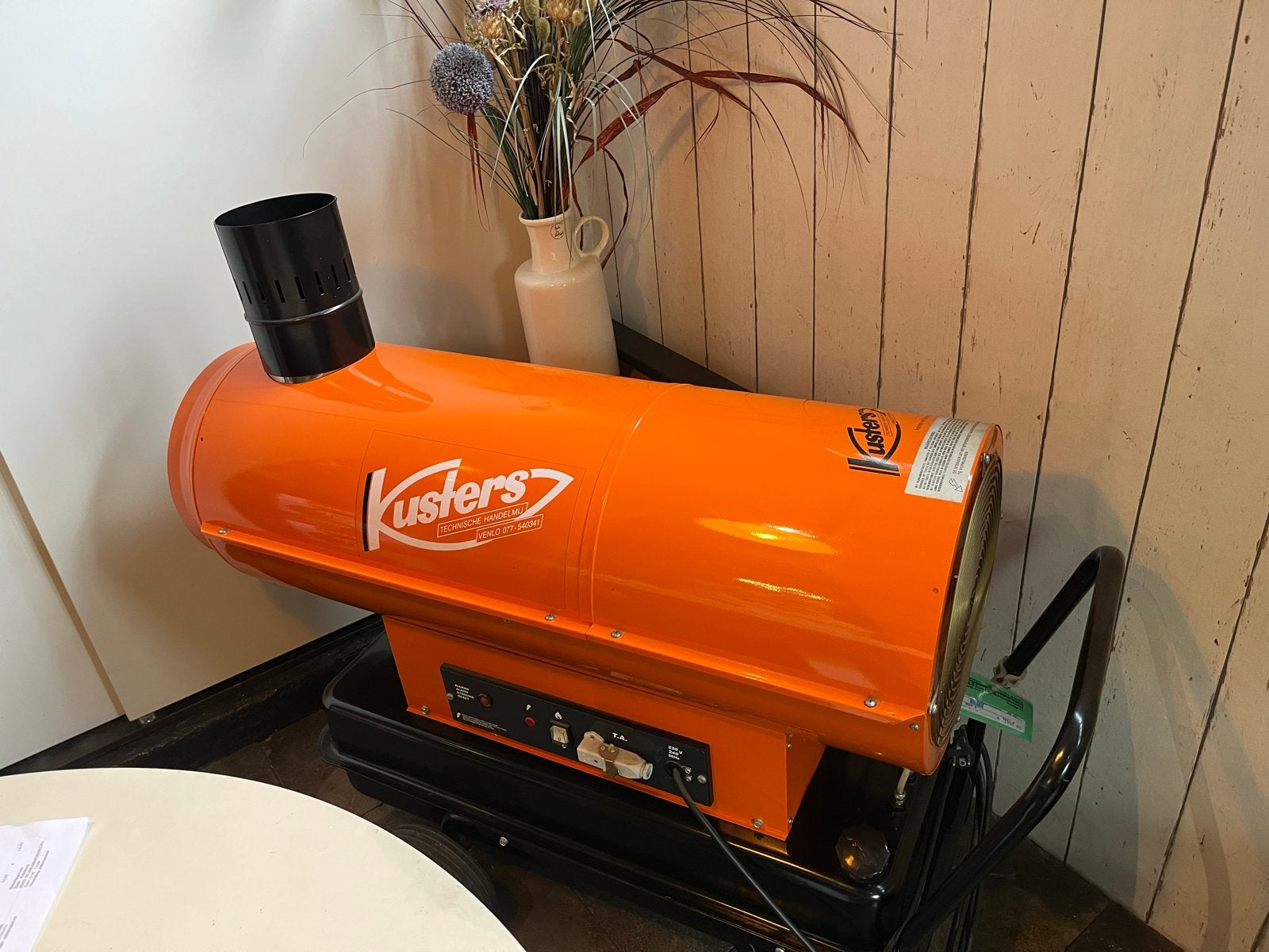 Kusters diesel heater HS25, 25kW, Ophalen, 30 tot 80 cm, Gebruikt, Kachel