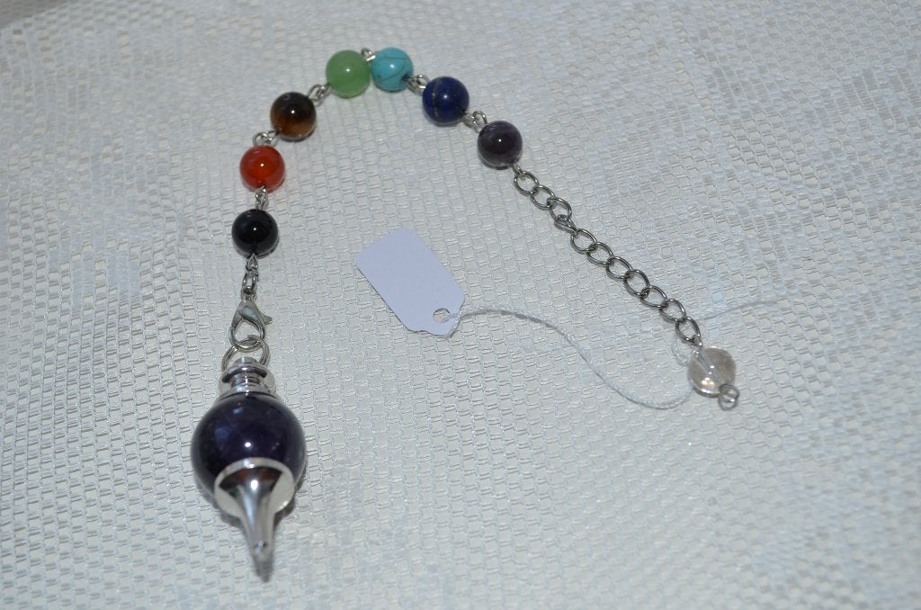 Lapis Lazuli Pendel met Chakra Ketting – Nieuw, Ophalen of Verzenden, Nieuw