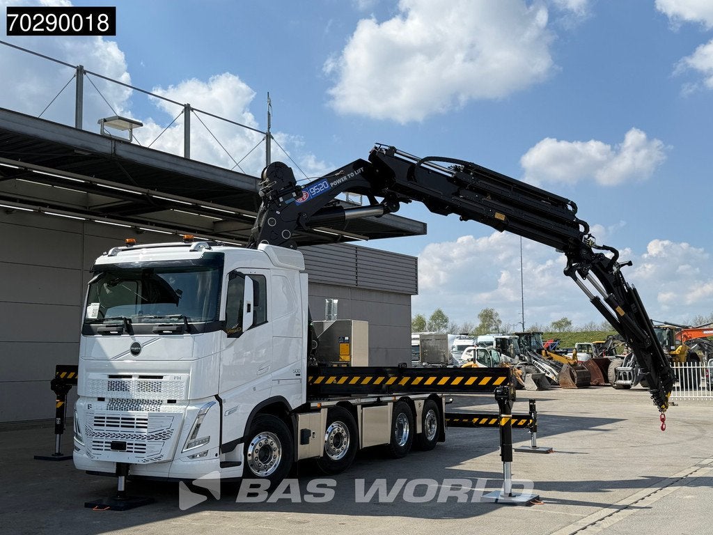 Volvo FH 500 8X2 NEW! HMF9520 K6 + JIB K6 Crane Kran Winch F, Auto's, Vrachtwagens, Bedrijf, Te koop, Achteruitrijcamera, Airconditioning