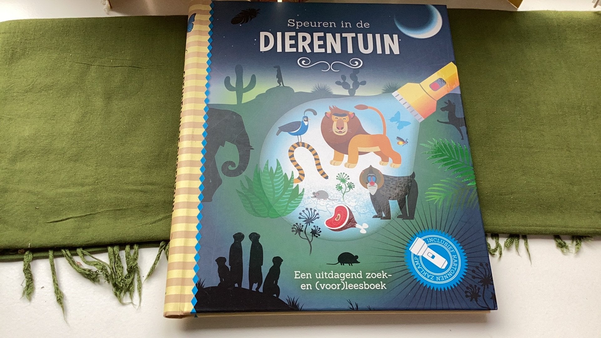 Speuren in de dierentuin. Zoek- en voorleesboek .3+, Ophalen of Verzenden, Zo goed als nieuw, Non-fictie