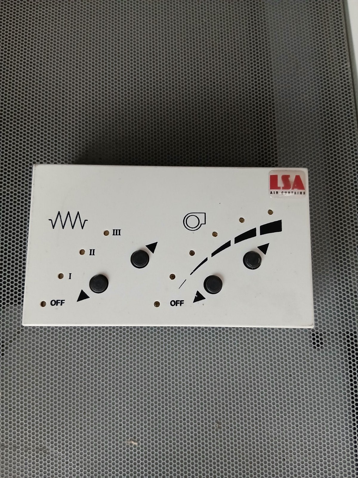 LSA Air Curtains Luchtgordijn met bediening, Ophalen, 30 tot 80 cm, Gebruikt, Overige typen