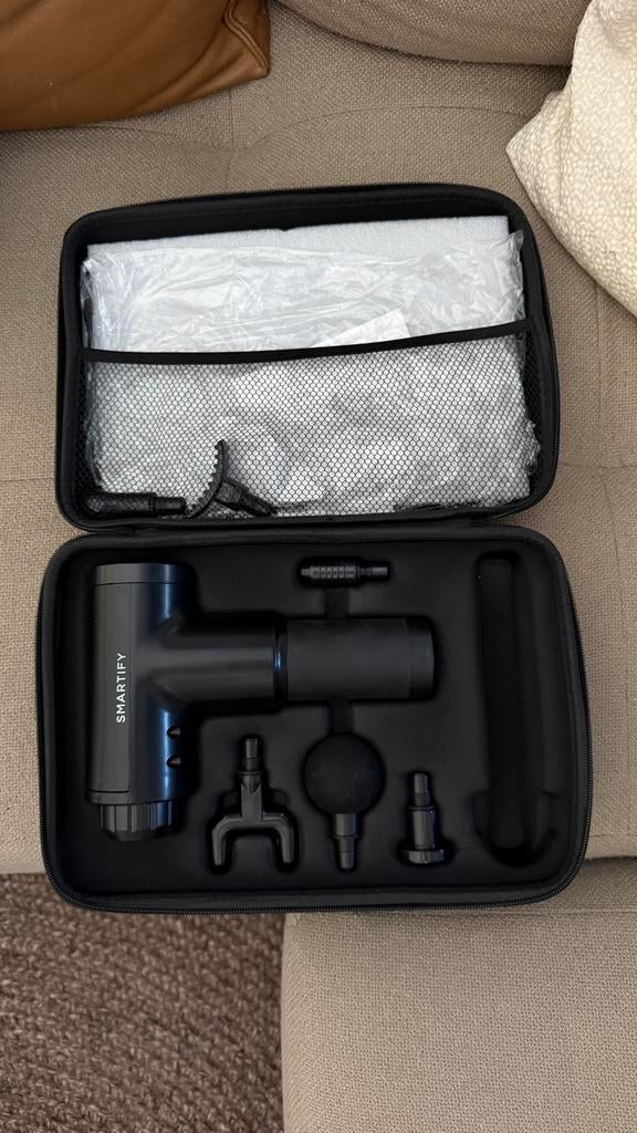 Smartify Massage Gun - Diepe Weefsel Percussie Massage, Ophalen of Verzenden, Zo goed als nieuw, Apparaat