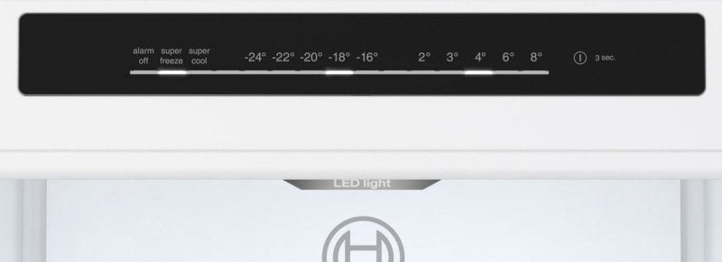 Bosch koelkast KGN362LBF - Serie 4 - RVS look, 200 liter of meer, BSH Huishoudapparaten, 60 cm of meer, Met aparte vriezer