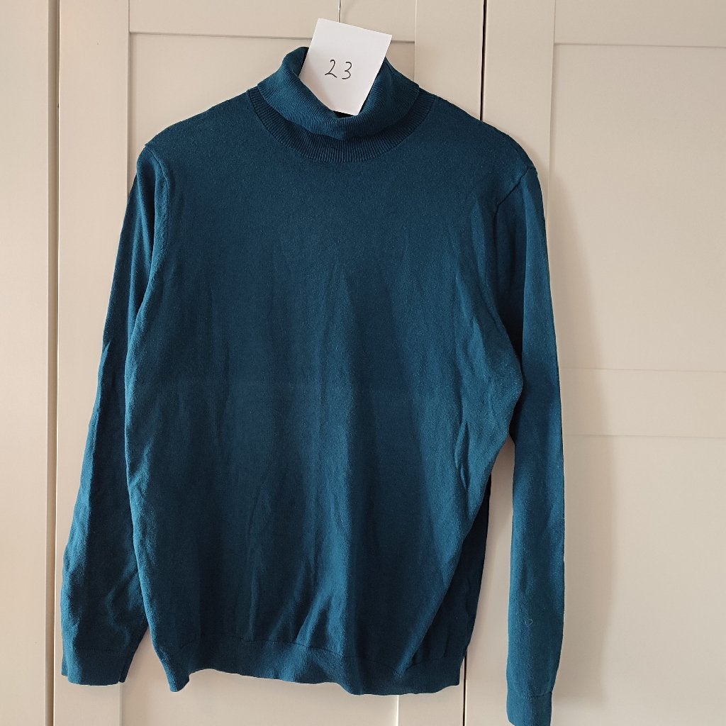 Burton Menswear London Blauwe Sweater met Kraag - Maat L, Maat 52/54 (L), Blauw, Ophalen of Verzenden, Burton Menswear London