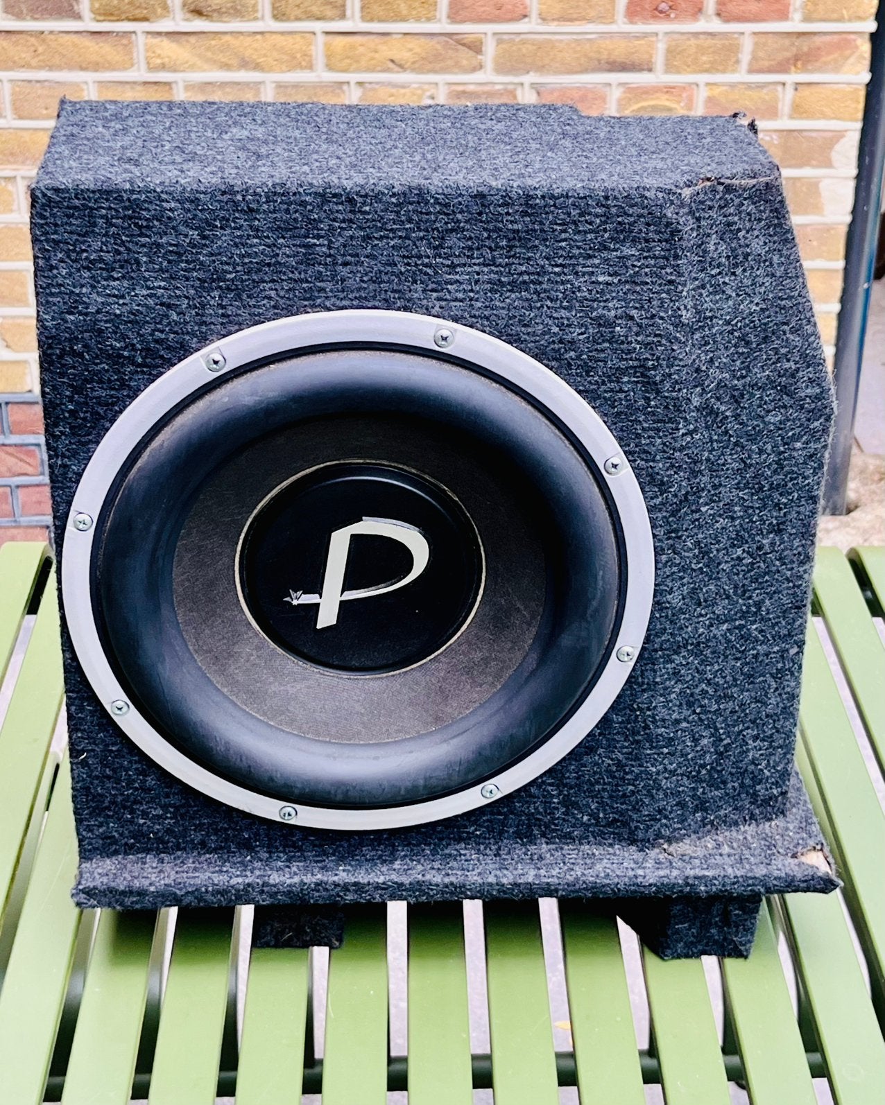 BMW E39 Touring custom subwoofer Peerless XLS / Dayton HPS10, Ophalen, Gebruikt
