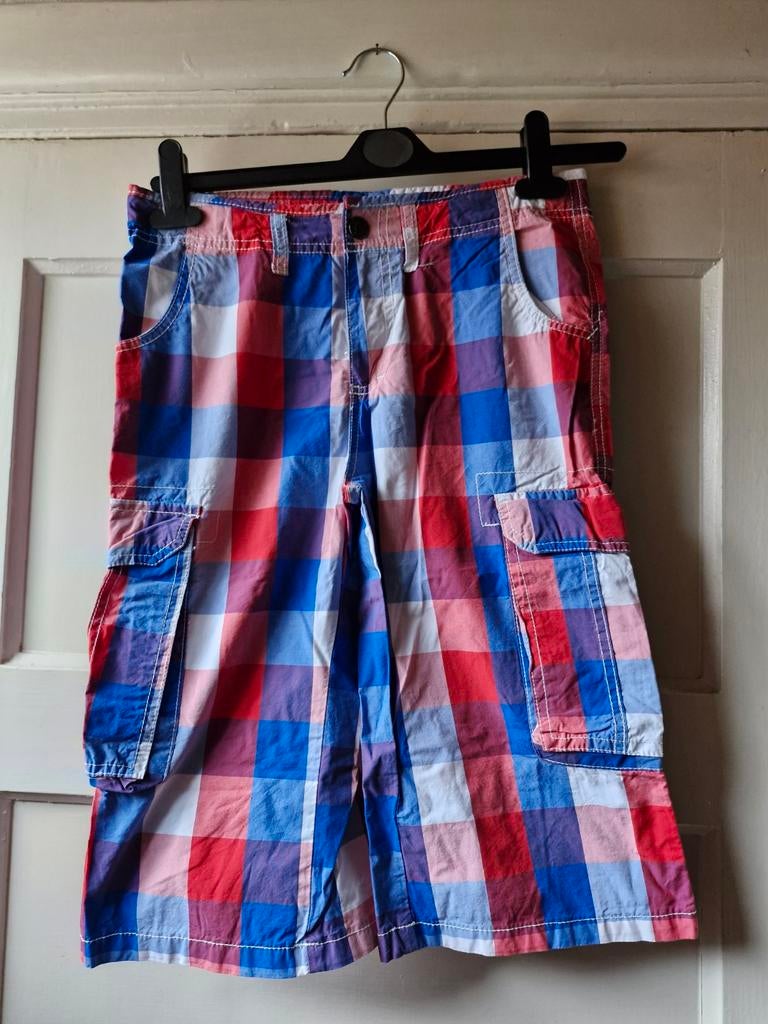 Scamps & Boys geruite korte broek (maat 158), Ophalen of Verzenden, Gebruikt, Scamps & Boys, Jongen