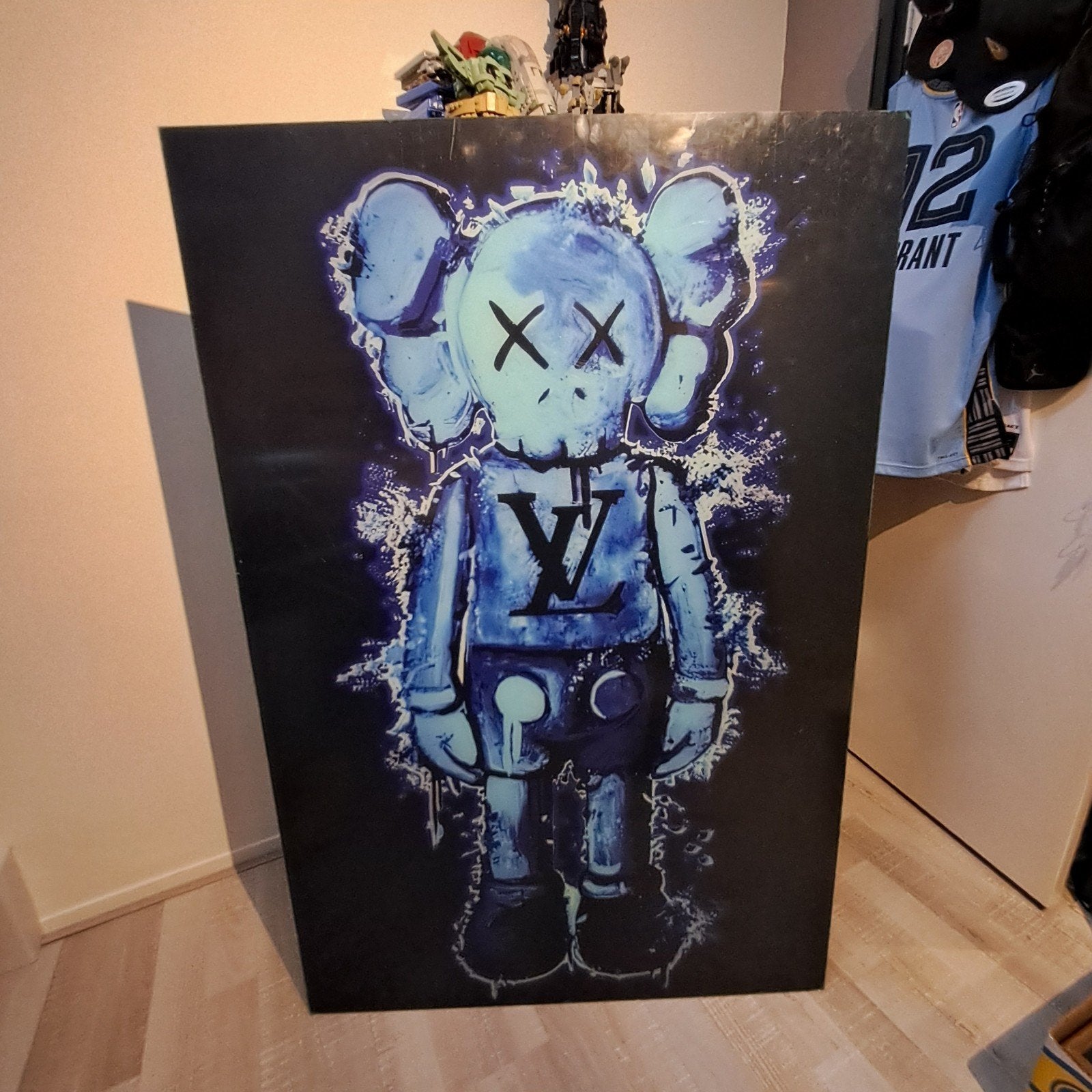 Kaws x Louis Vuitton Acrylplaat Kunstwerk, Ophalen
