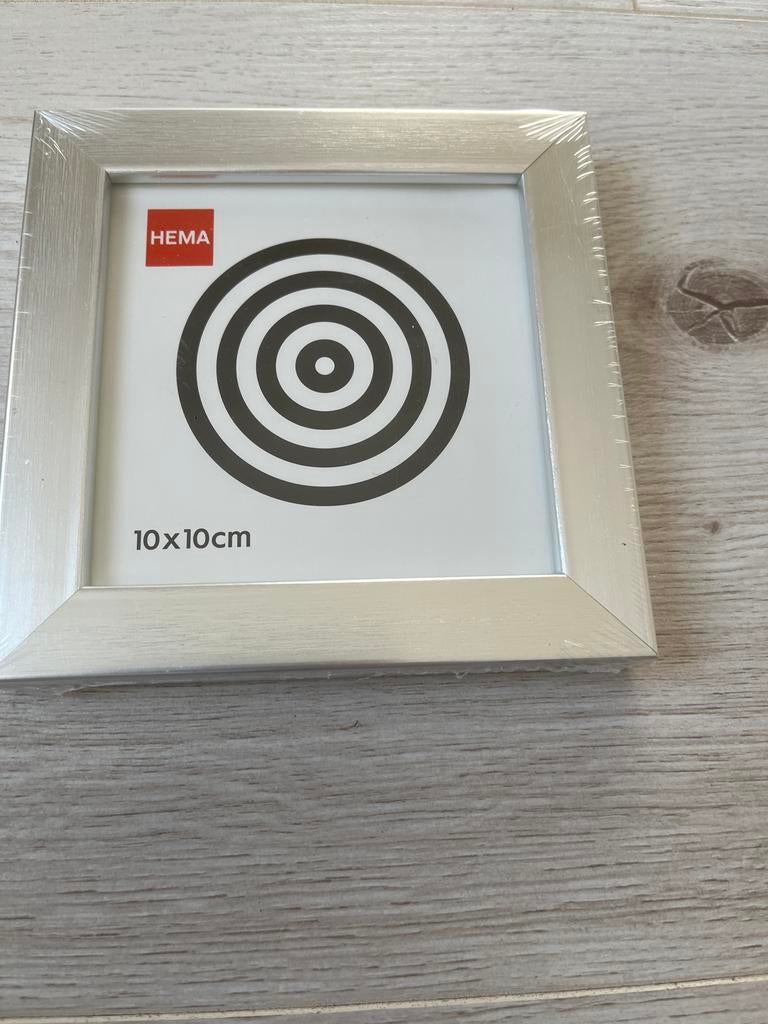 Hema fotolijst 10x10cm zilverkleurig, Ophalen of Verzenden, Nieuw