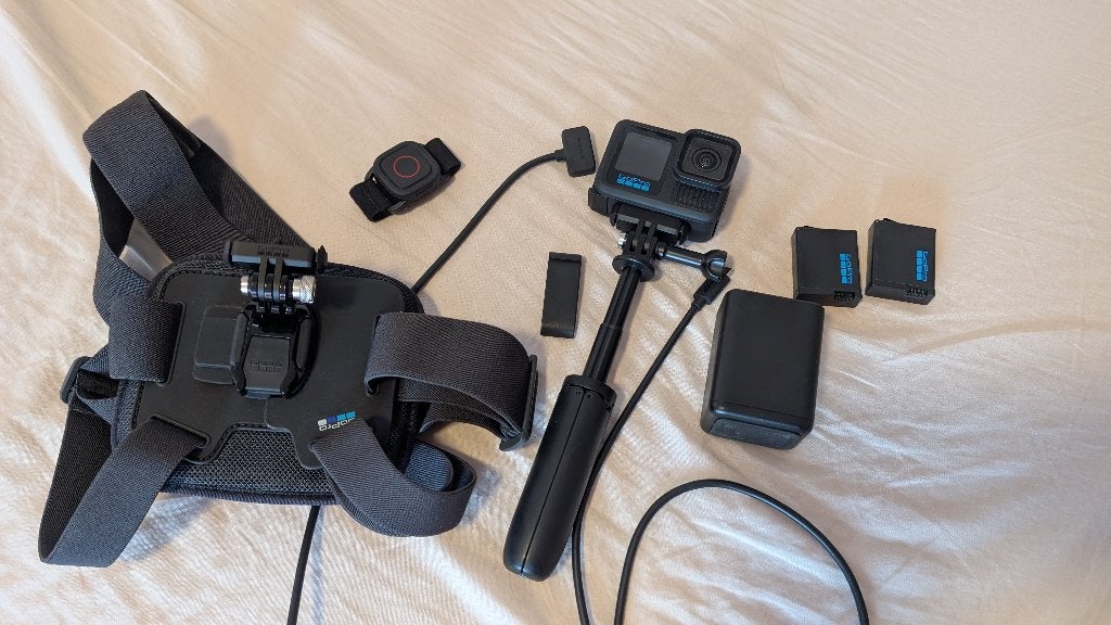 Complete GoPro HERO13 set – 3 batterijen, Magnetic Mounts..., Ophalen of Verzenden, Gebruikt, GoPro