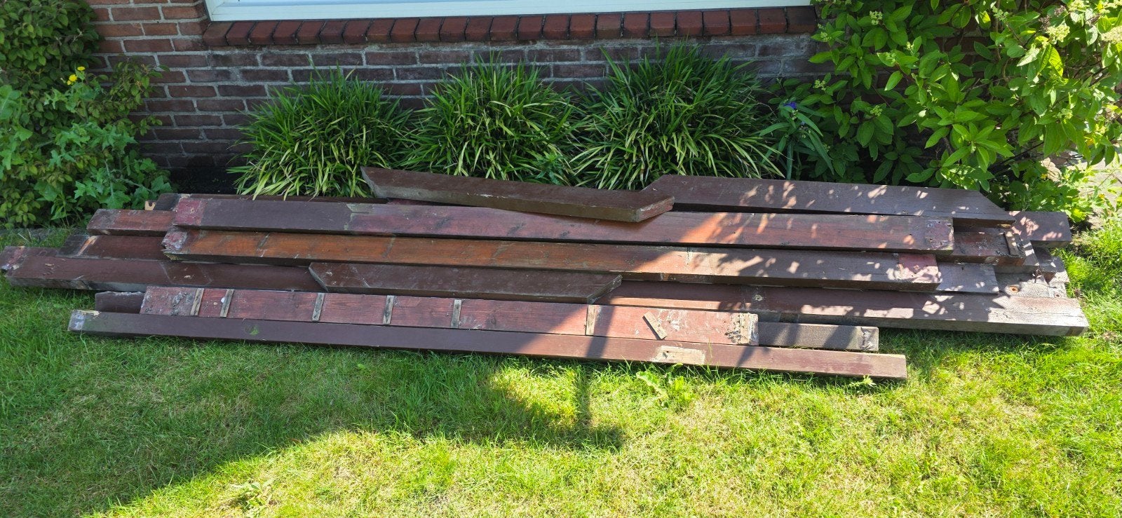 Gebruikte houten planken voor diverse projecten, Gebruikt, 25 tot 50 mm, Ophalen of Verzenden, Plank