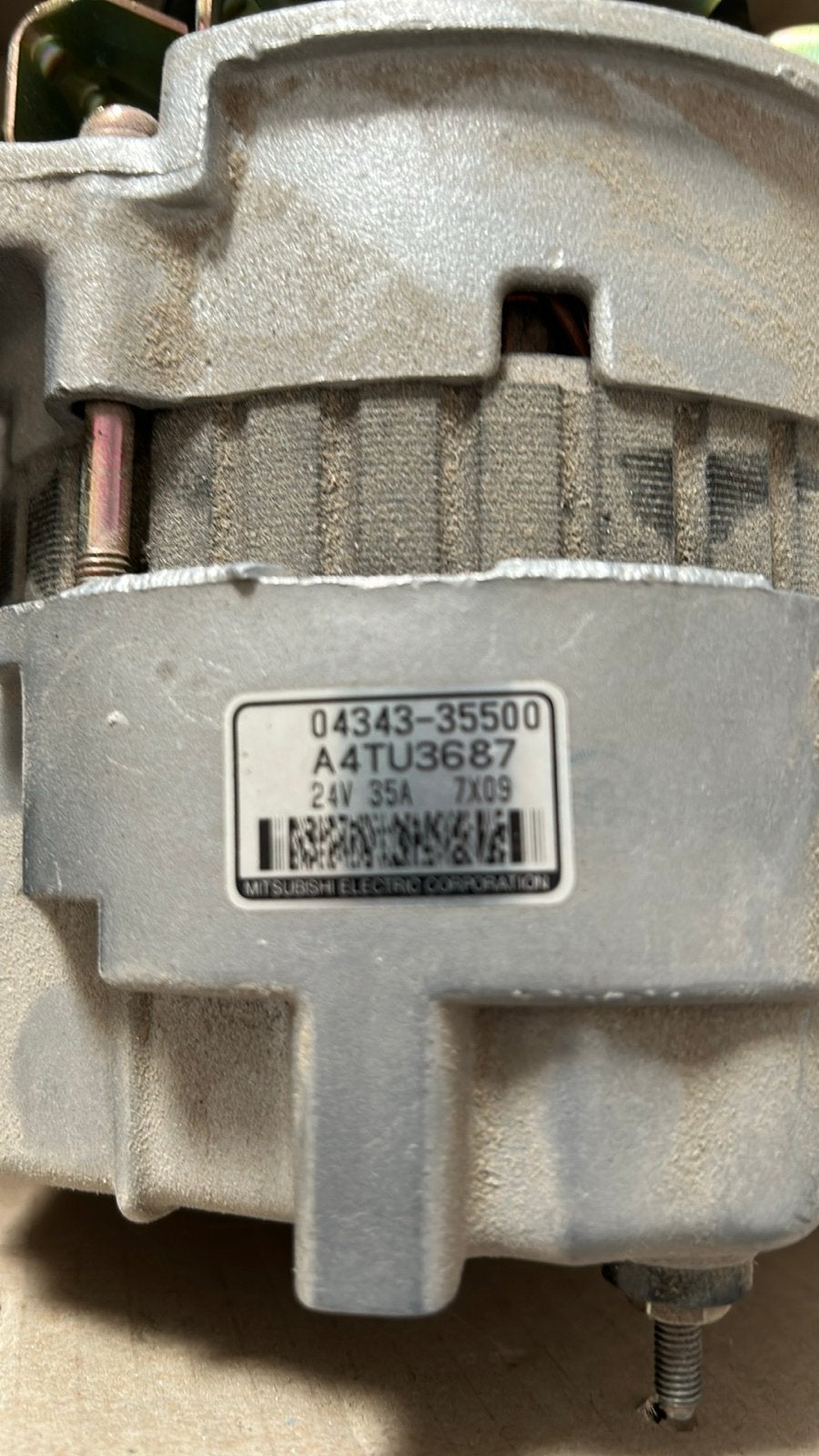 Mitsubishi Dynamo 24V 35A A4TU3687, Ophalen, Nieuw, Mitsubishi