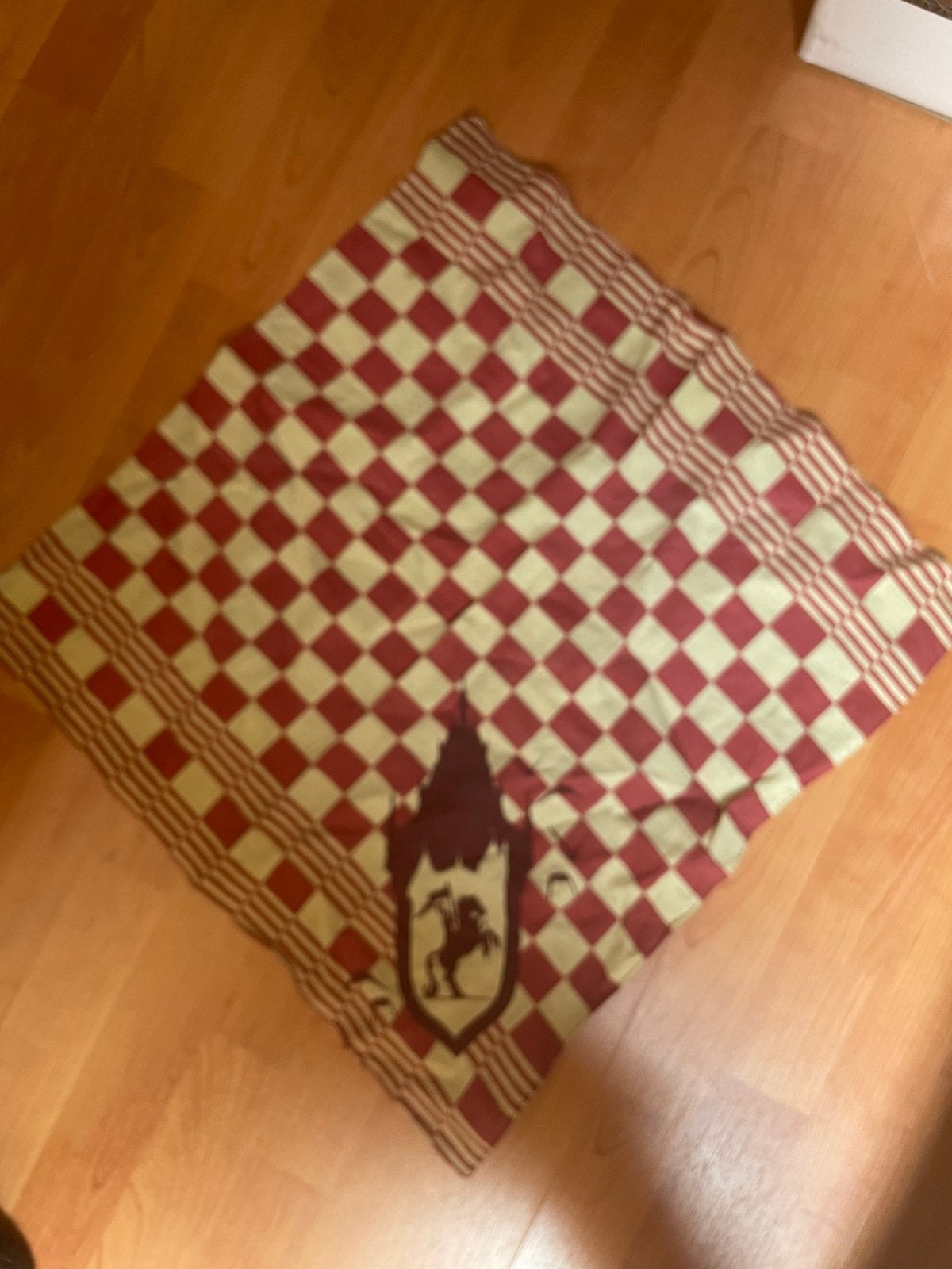 Geruit Doek met Wapenprint - Ravelijn efteling, Ophalen of Verzenden, Gebruikt, Overige typen
