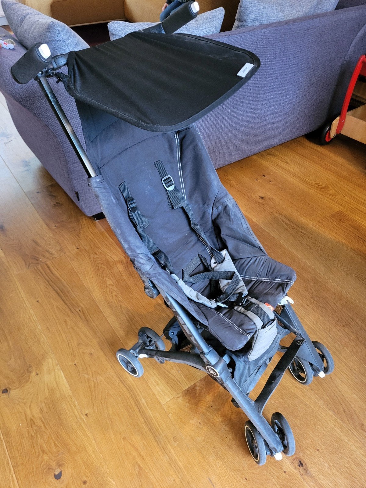 GB Pockit opvouwbare buggy - ideaal voor reizen, Ophalen, Gebruikt, Overige merken, Zonnekap