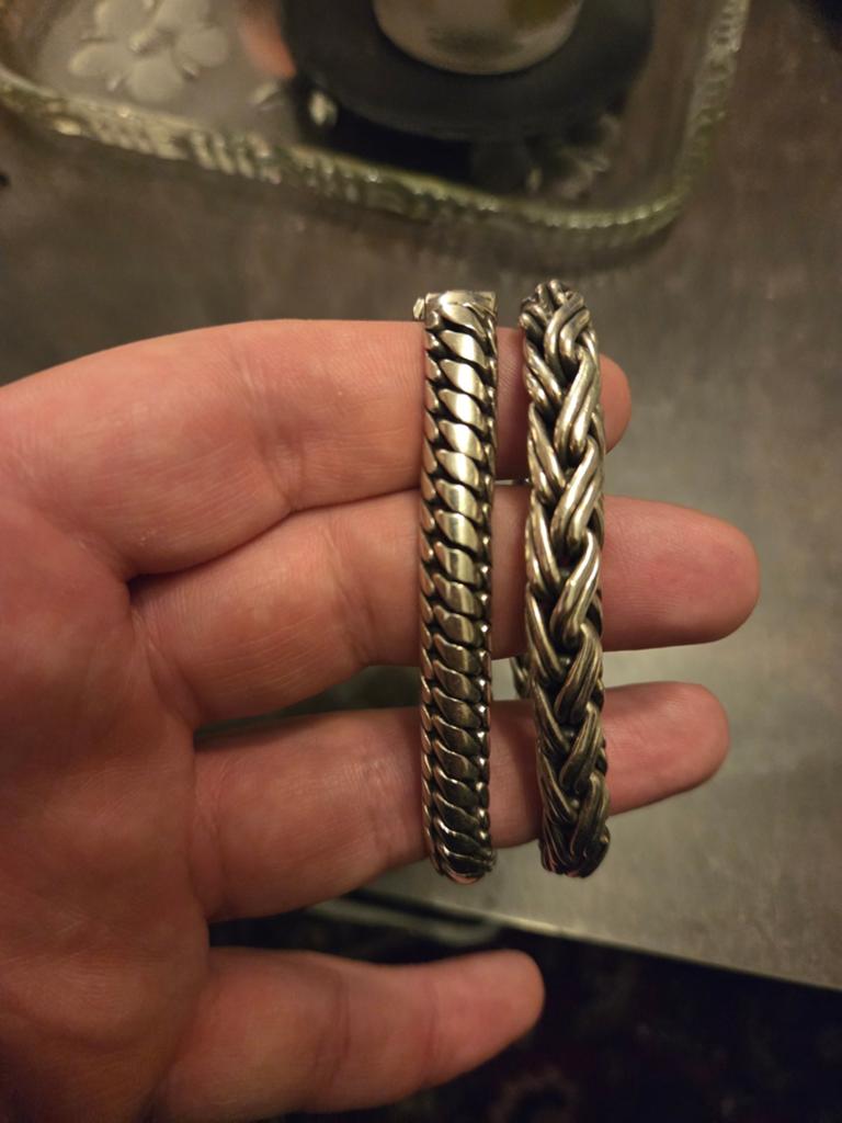 Buddha to Buddha armbanden - Zilver, Ophalen of Verzenden, Zo goed als nieuw, Zilver, Zilver