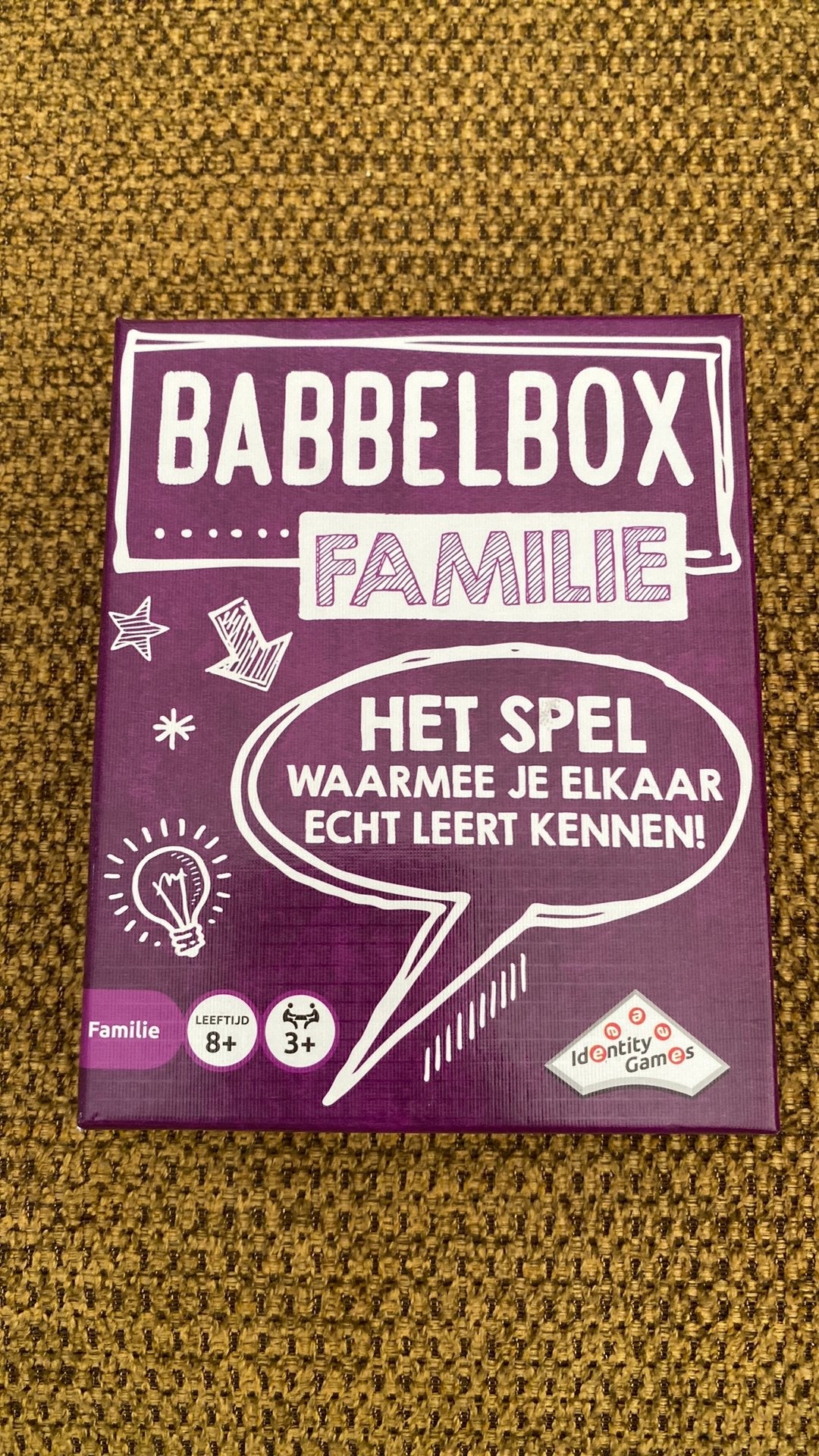 Babbelbox Familie: Leer elkaar echt kennen, Hobby en Vrije tijd, Vijf spelers of meer, Ophalen of Verzenden, Zo goed als nieuw