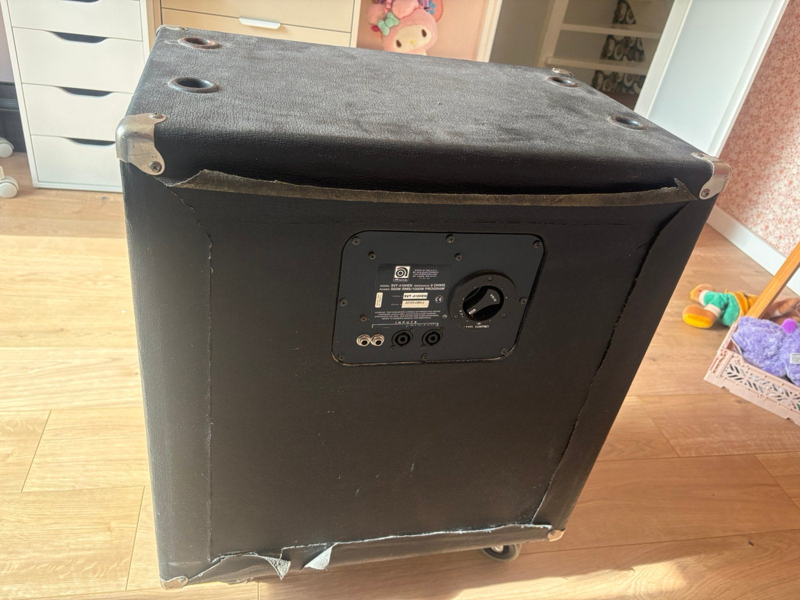 Ampeg cabinet SVT410HEN, Ophalen, Gebruikt, Basgitaar, 100 watt of meer
