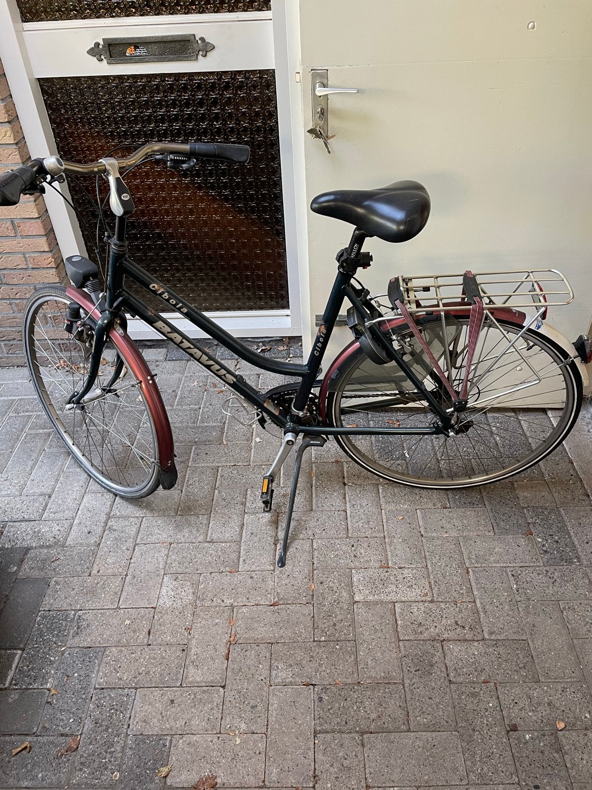 Complete Batavus Cibola damesfiets maat 54 met slot, Ophalen, Velgrem, Batavus, 53 tot 56 cm