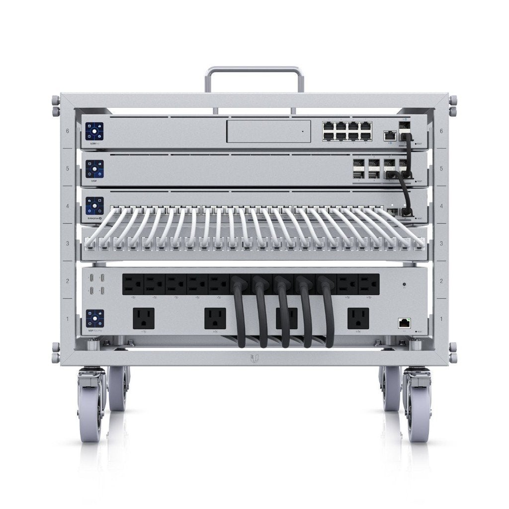 Ubiquiti Toolless Mini Rack, Computers en Software, Serverkasten, Ophalen of Verzenden, Zo goed als nieuw, Geperforeerd, Geperforeerd