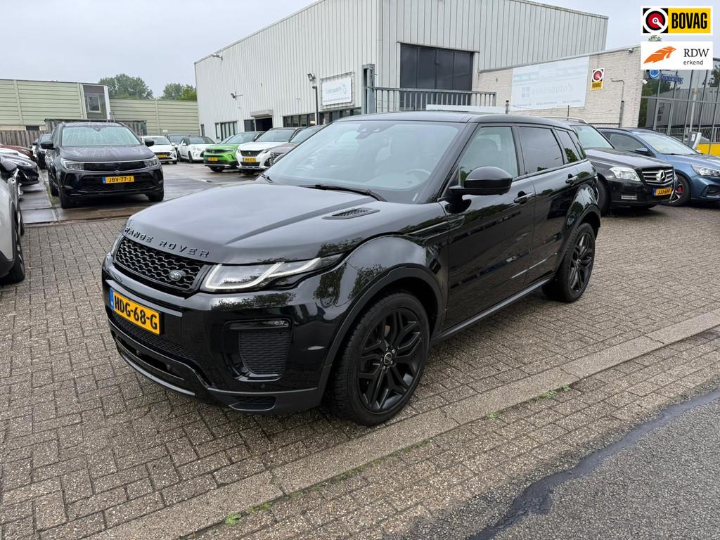 Land Rover RANGE ROVER EVOQUE 2.0 Si4 Autobiography, Navi, P, Auto's, 4 cilinders, Zwart, Bedrijf, Vierwielaandrijving