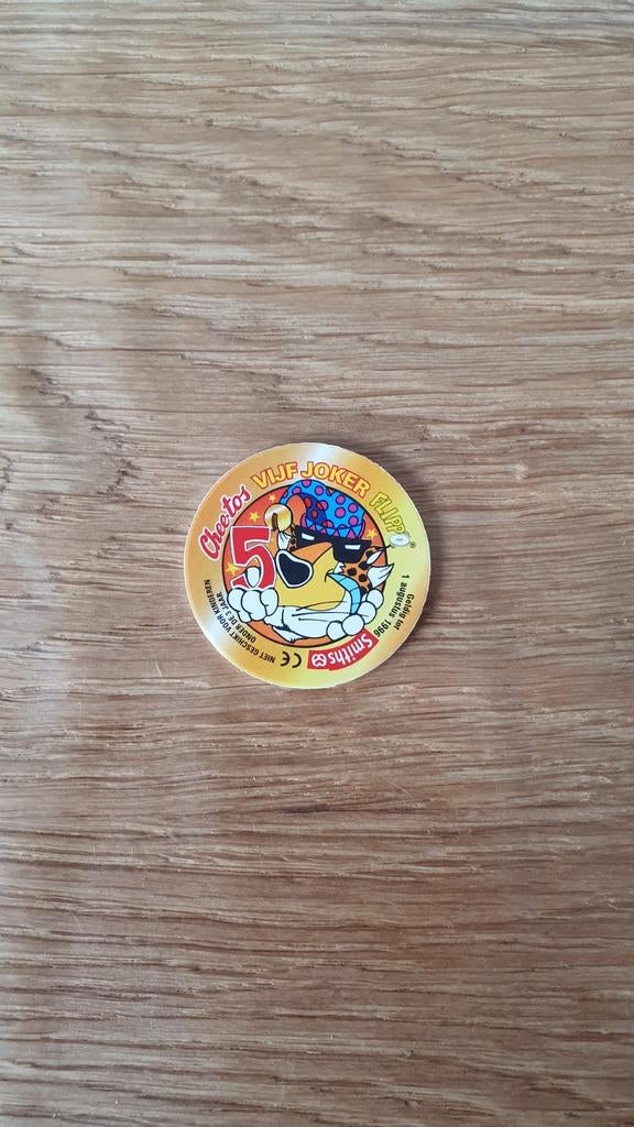 5 punten Joker Flippo gladde rand met groene achterkant 5 po, Verzamelen, Flippo's, Ophalen of Verzenden, Looney Tunes, Losse flippo's