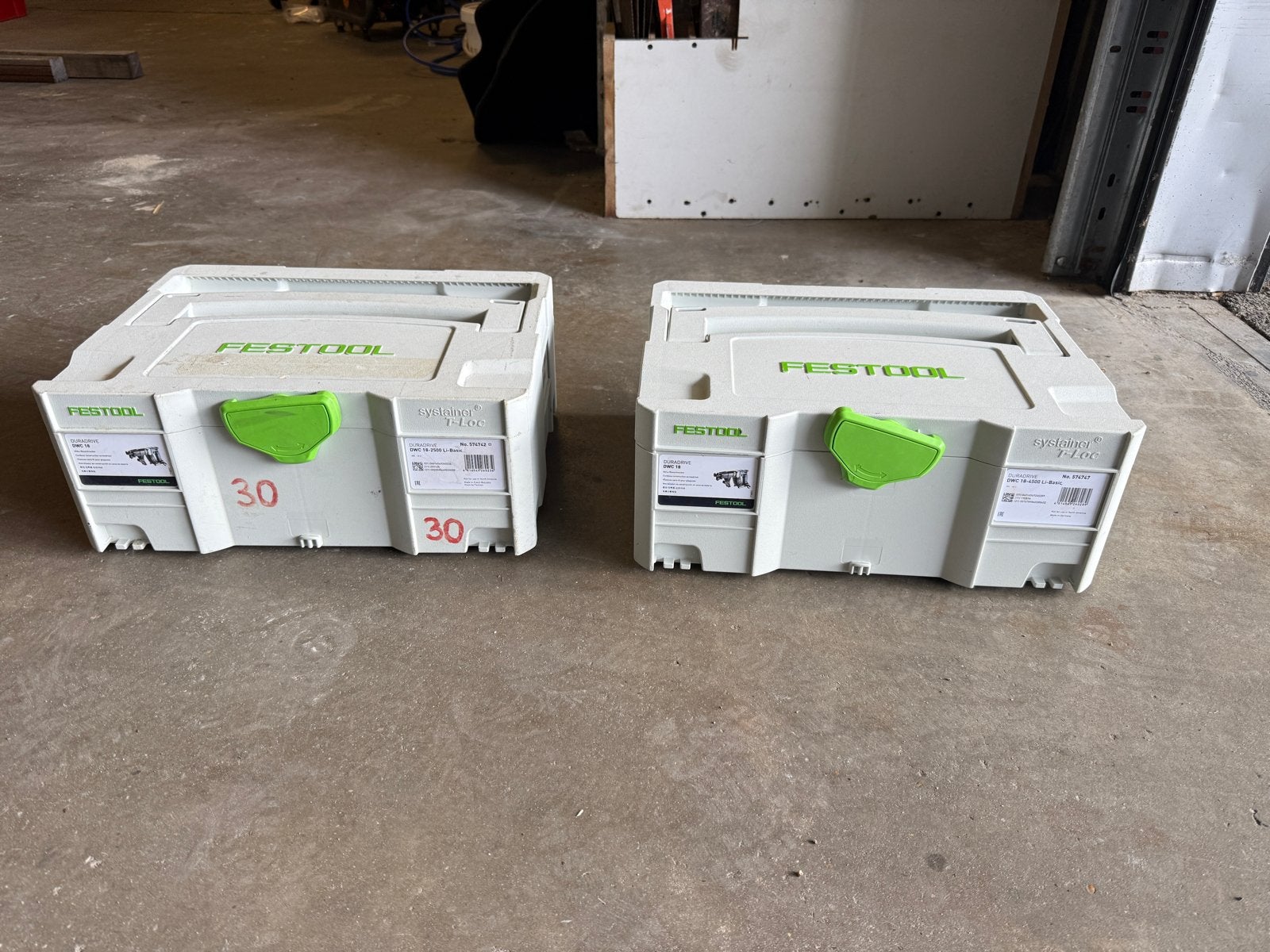 2x FESTOOL DWC 18-4500 DURADRIVE | LOS OF SAMEN TE KOOP!, Doe-het-zelf en Verbouw, Gereedschap | Boormachines, Gebruikt, Boor- en Schroefmachine