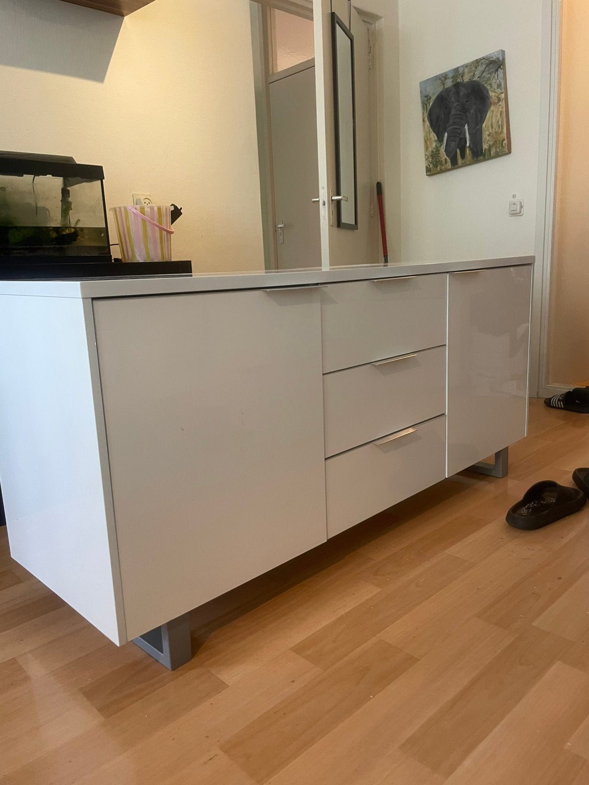 Dressoir wit gebruikt, Ophalen, Gebruikt, 25 tot 50 cm, 150 tot 200 cm