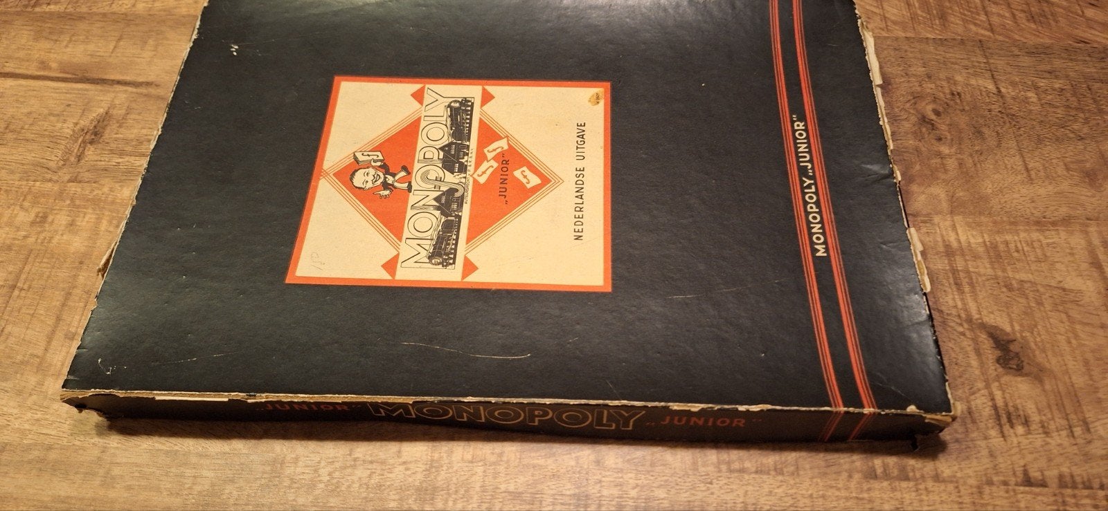 Monopoly Junior - Oorlogsuitgave 1941-1942 Nederlandse Uitga, Vijf spelers of meer, Ophalen of Verzenden, Gebruikt