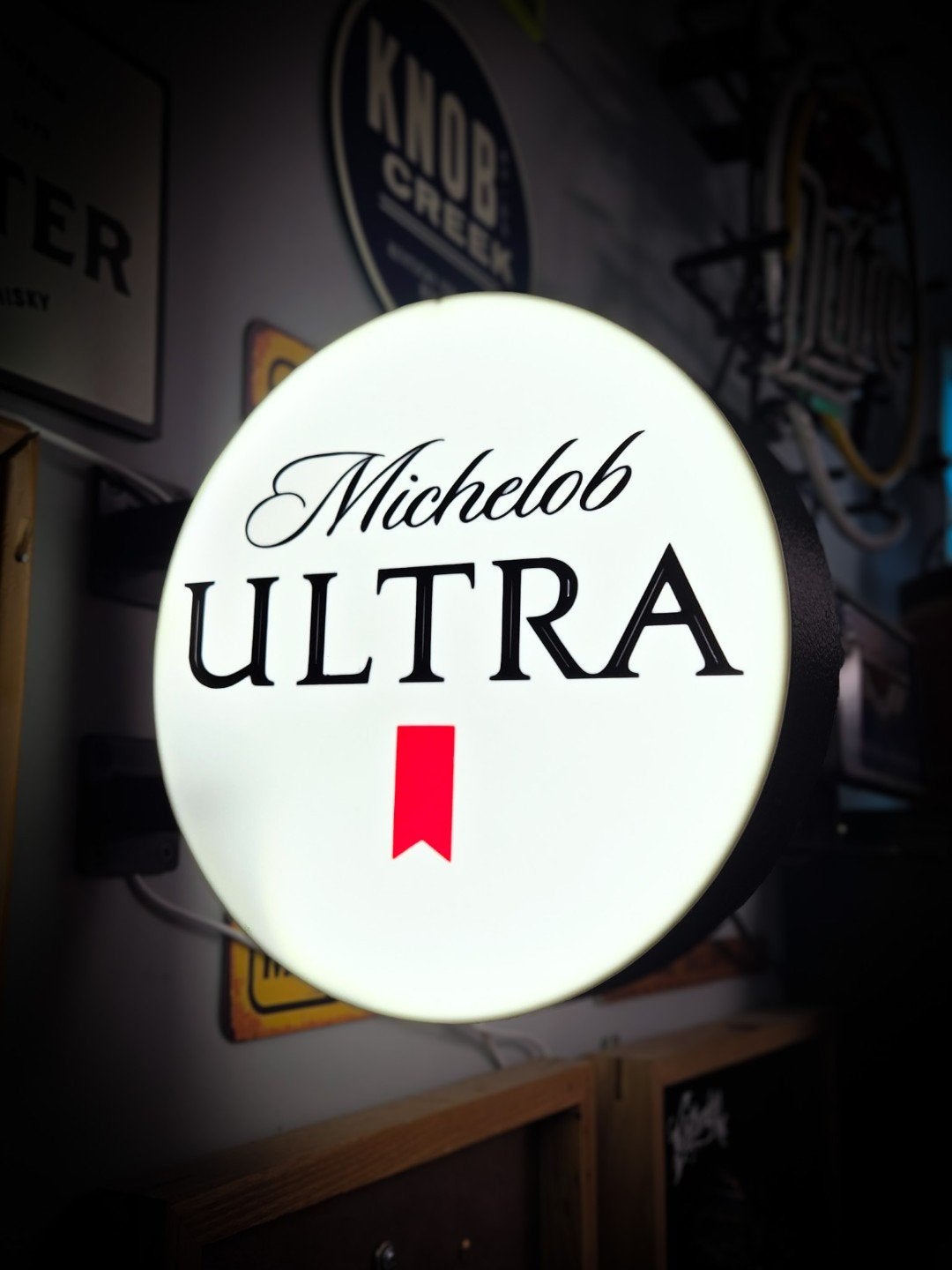 Nieuw Michelob Ultra Dubbelzijdig Lichtbord, USB-aansluiting, Ophalen of Verzenden, Nieuw