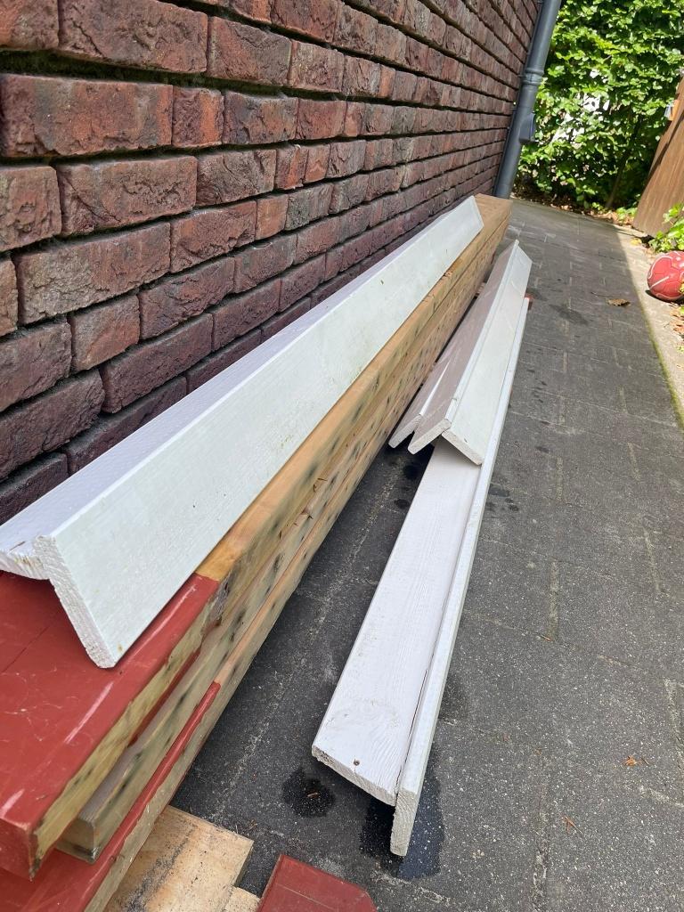 Windveer 4 stuks wit, Ophalen, Gebruikt, Overige kleuren, Overige typen