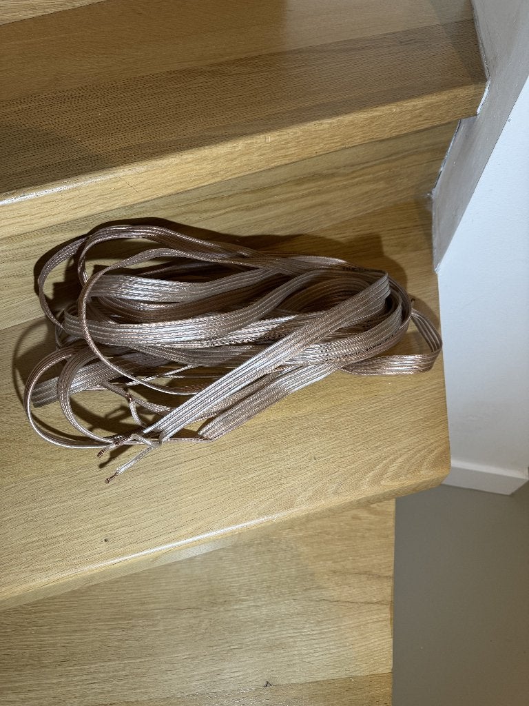 Gale Electronics XL160-2 HiFi luidsprekerkabels – 9 m & 11 m, Ophalen of Verzenden, Gebruikt, 10 meter of meer, Luidsprekerkabel