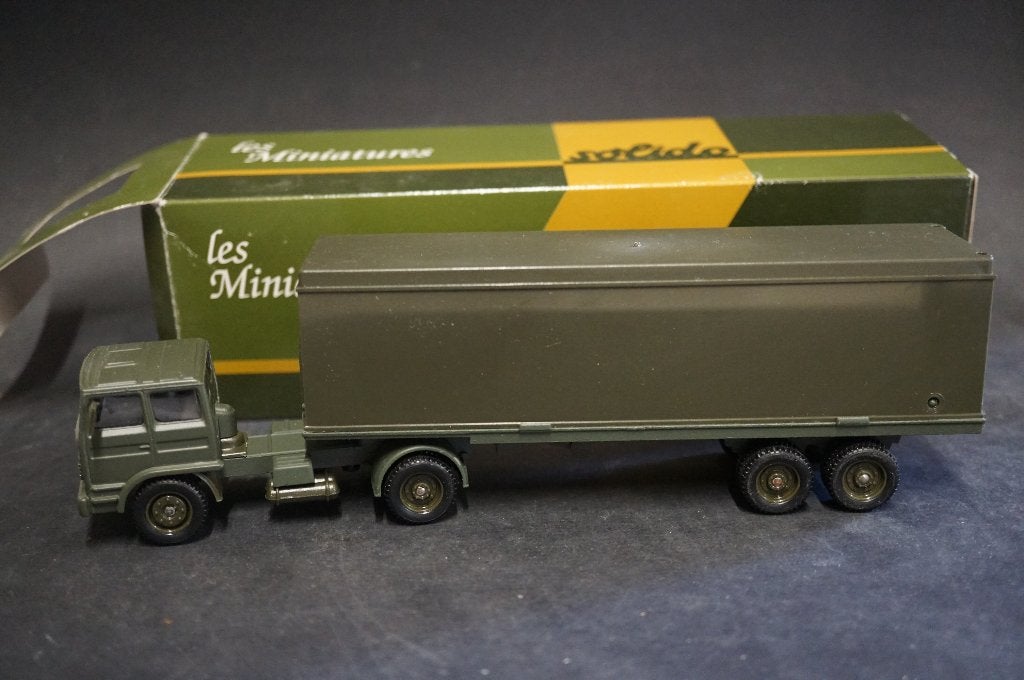 Solido Renault militaire vrachtwagen - TOP, Ophalen of Verzenden, Zo goed als nieuw, Bus of Vrachtwagen