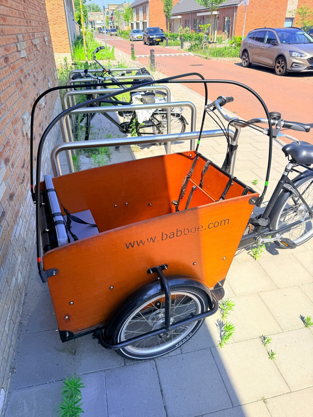 Babboe Bakfiets - Ideaal voor 2 kinderen, Gebruikt, 2 kinderen, Trommelrem, Ophalen